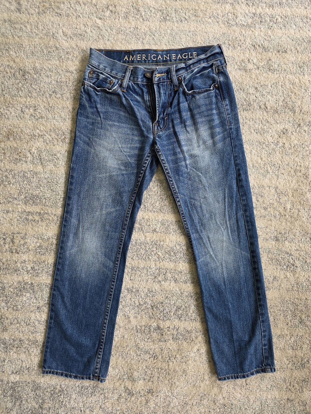 American Eagle Slim Straight Jeans | Women’s 26x28 | 100% Cotton Denim | MidRise